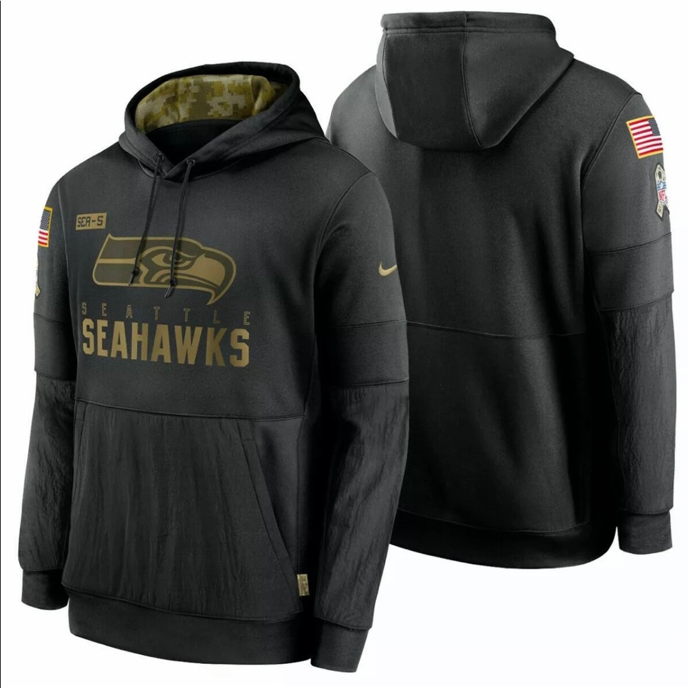 Nike Authentic Seattle Seahawks Salute to service hoodie XL